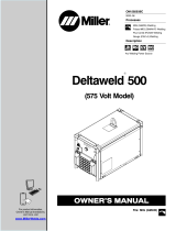 Miller DELTAWELD 500 (575 VOLT MODEL) Owner's manual
