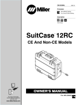 Miller SuitCase 12RC Owner's manual