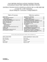 Maytag MGD4200BW0 Installation guide