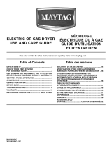 Maytag MGDC300BW1 Owner's manual