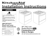 KitchenAid YKGST307HS5 Installation guide