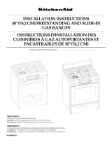 KitchenAid KGRS807XSP01 Installation guide