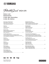 Yamaha DGX-670 Datasheet