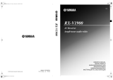 Yamaha RX-V1900 Owner's manual