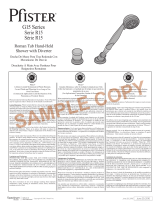 Pfister G15-407K Installation guide