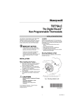 Honeywell Home T8775A1009 Installation guide