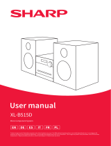 Sharp XL-B515D Owner's manual