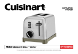 Cuisinart CPT-160 Owner's manual