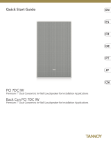 Tannoy BACK CAN PCI 7DC IW Quick start guide