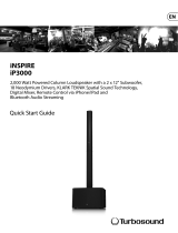 Turbosound ip3000 Quick start guide