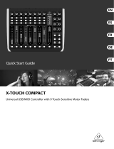 Behringer X-TOUCH COMPACT Quick start guide