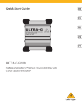 Behringer Ultra-G GI100 User guide