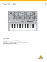 Behringer Odyssey Quick start guide