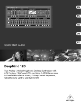 Behringer DEEPMIND 12D User manual