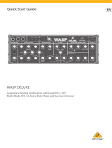 Behringer WASP DELUXE Quick start guide
