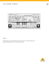 Behringer TD-3-LM Quick start guide