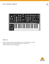 Behringer POLY D Quick start guide