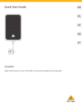 Behringer CE500D User manual