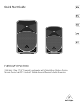 Behringer B12X Quick start guide