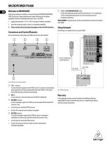 Behringer PS400 Owner's manual