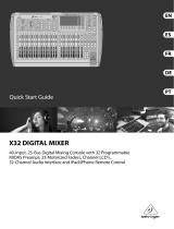 Behringer X32 Quick start guide