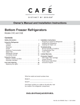 Cafe CVE28DP4NW2set Installation guide