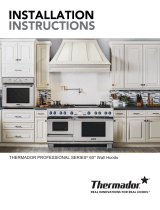 Thermador  PH60GS  Installation guide