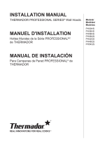 Thermador PH48HS Installation guide