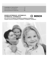 Bosch  HCP86641UC  Installation guide