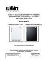 Summit  CT663BKCSS  User manual