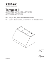 Zephyr  AK7554CS  User manual