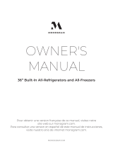 Monogram ZIFS360 Owner's manual