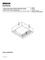 Broan  RDFU  Installation guide