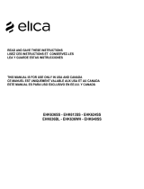 ELICA EHK636BL Owner's manual