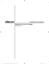 Dacor  DOP36M96GLS  Installation guide