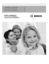 Bosch Benchmark  HCG56651UC  Installation guide