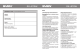 Sven RX-270W User manual