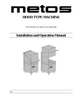 Metos HOOD 110-I Owner's manual