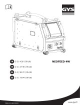 GYS WIRE FEEDER AIR/WATER NEOFEED-4W - FOR NEOPULSE 400/500 G Owner's manual