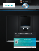 Siemens CT836LEB6W/08 User manual