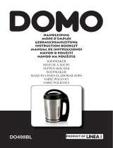 Domo SOUPMAKER DO498BL Owner's manual