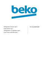 Beko RCSA 240 M30W Owner's manual