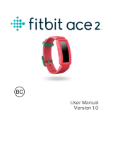 Fitbit ACE 2 DARK BLUE/NEON YELLOW Owner's manual