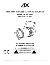 afx light PARLED100-Z Owner's manual