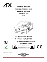 afx light FOG-COLOR-RGB Owner's manual