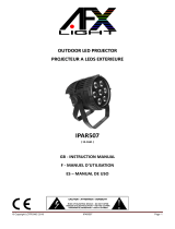 afx light 15-1661 Owner's manual