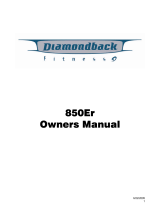 Diamondback Fitness 1250Ef Owner's manual