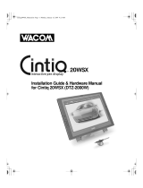 Wacom 20WSX User manual