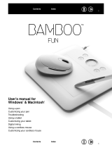 Wacom BAMBOO FUN PEN AND TOUCH User manual