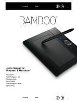 Wacom BAMBOO User manual